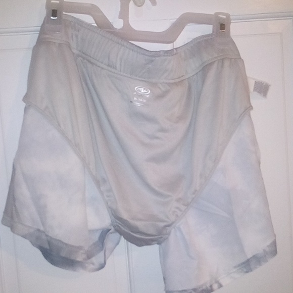 Real Running Shorts w/pockets, built in liner/panty Size XL (16-18) Grey marble - Picture 5 of 7